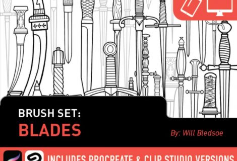 Tattoosmart: Blades Brush Set by Will Bledsoe for sale now